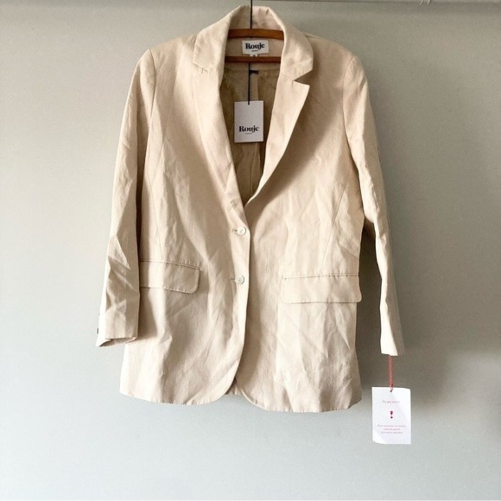 Rouje Cream Blazer Jacket